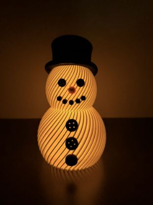 Bild von Schneemann (16x12cm)