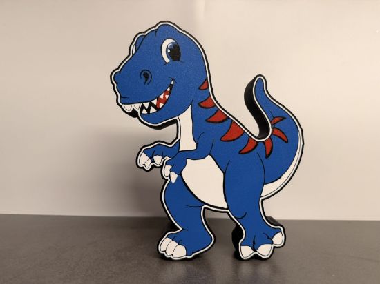 Bild von Dino in Blau